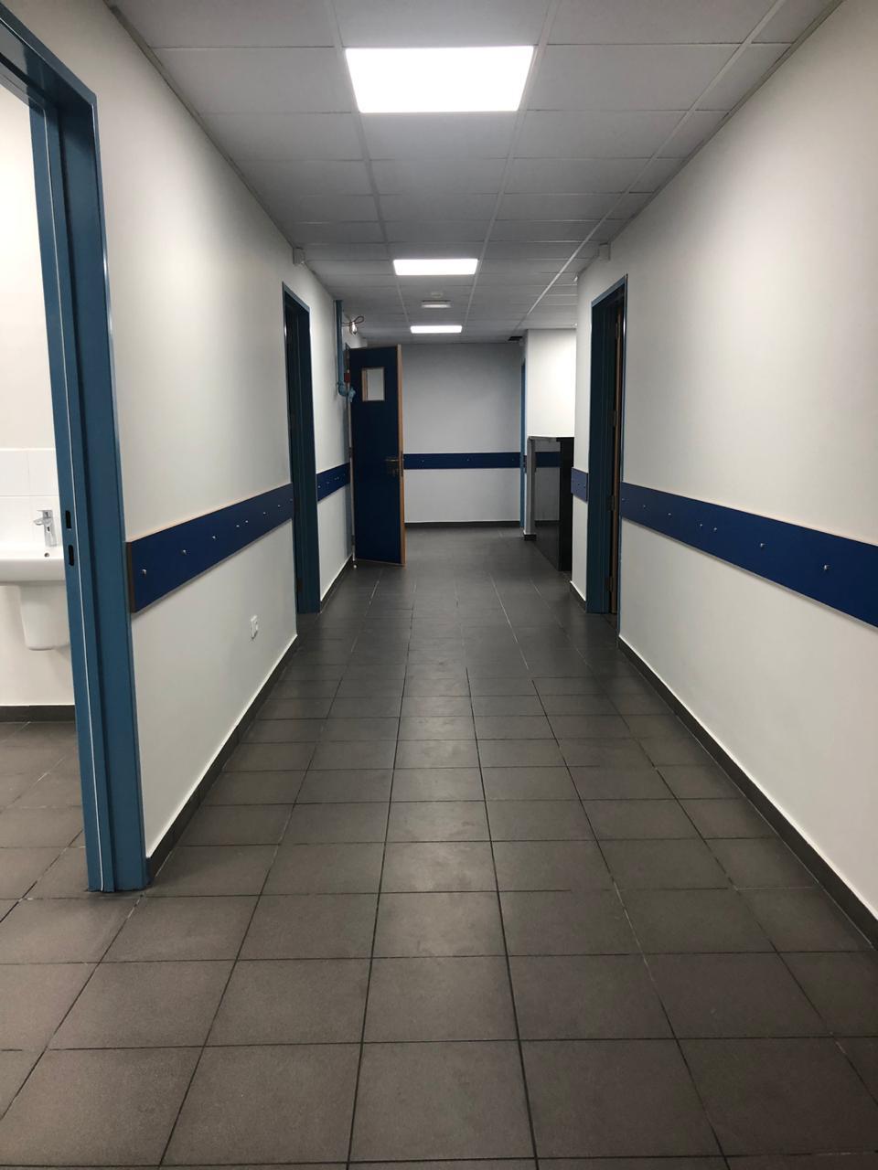 haifa hospital hallway after