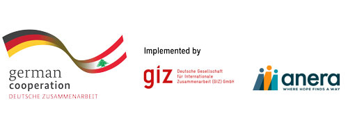 GIZ and Anera logos