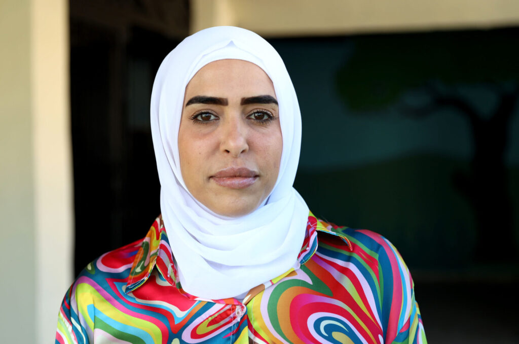 Mayssa is worried that many of her students won't come back to classes out of fear after the airstrikes near the school. Photo credit: Hisham Mostafa, Anera.