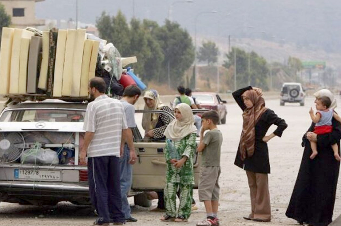 A family who lives in south Lebanon packs up to relocate to the north, as the danger of war looms.