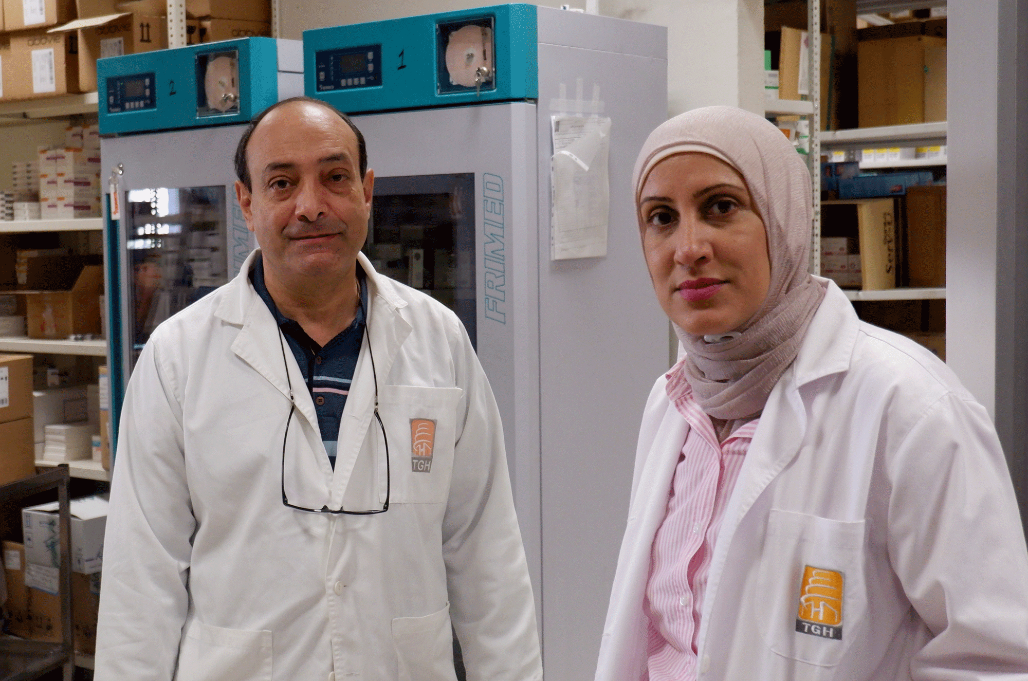 Omar Bitar and Rania Sultan