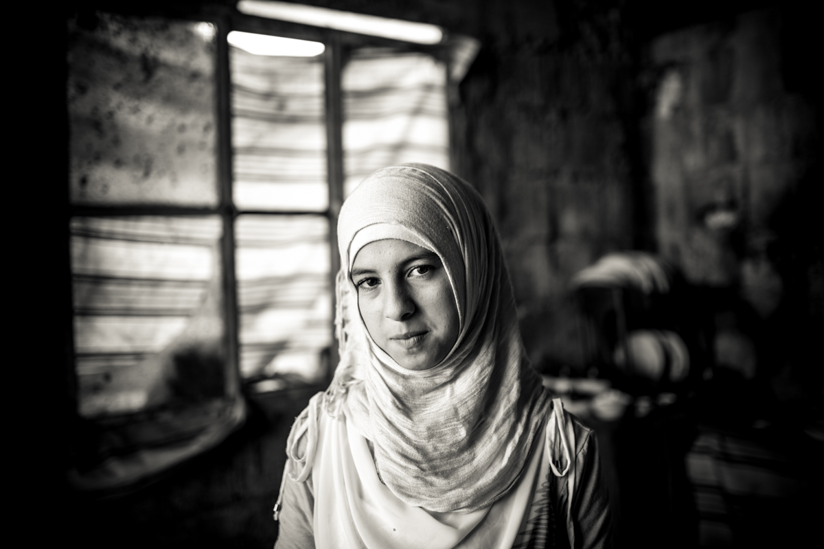 Nabila, age 18, was born in Bebnine Akkar, North Lebanon. She dropped out of school two years ago because of her family’s difficult financial situation.