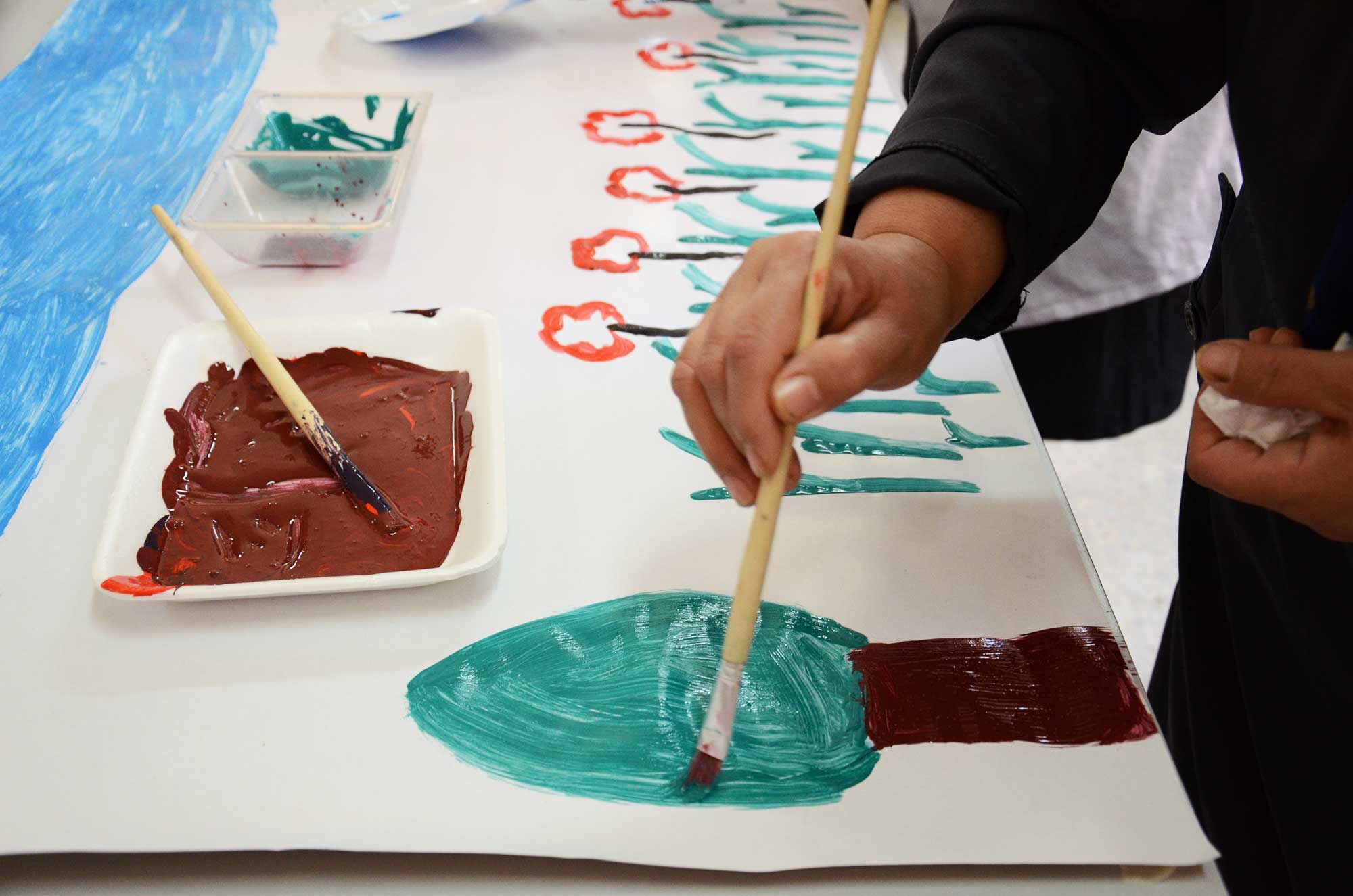 Palestinian Children from Lebanon’s Camps Attend Art Festival