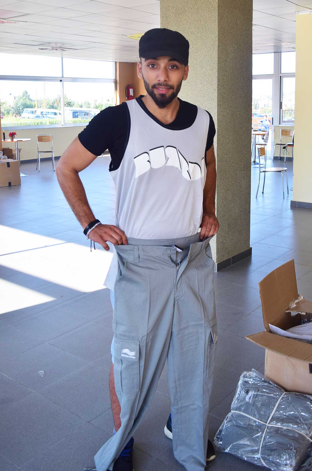 amid3 New uniforms Ziad and his teammates feel like they are part of a real team.