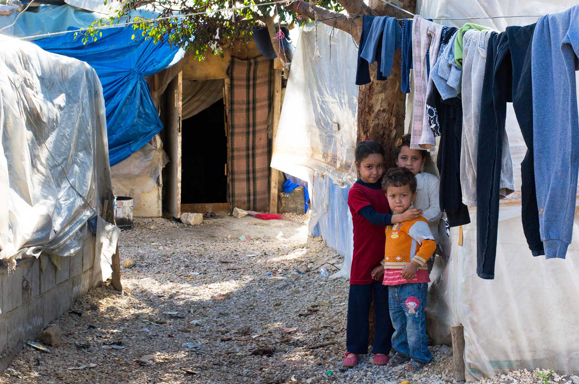 Ein El Hilweh Palestinian refugee camp in Lebanon.