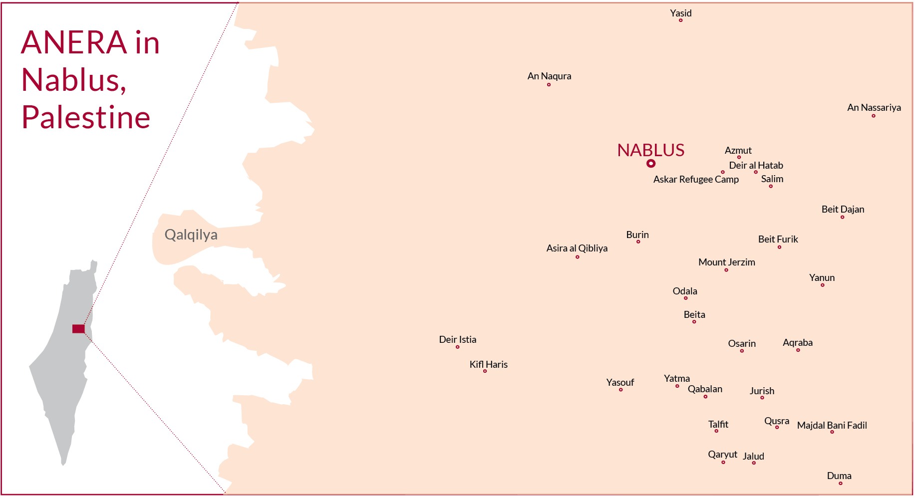 NablusVillagesMAP Nablus map