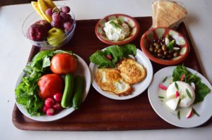 Beautifully prepared meze featuring traditional dishes.