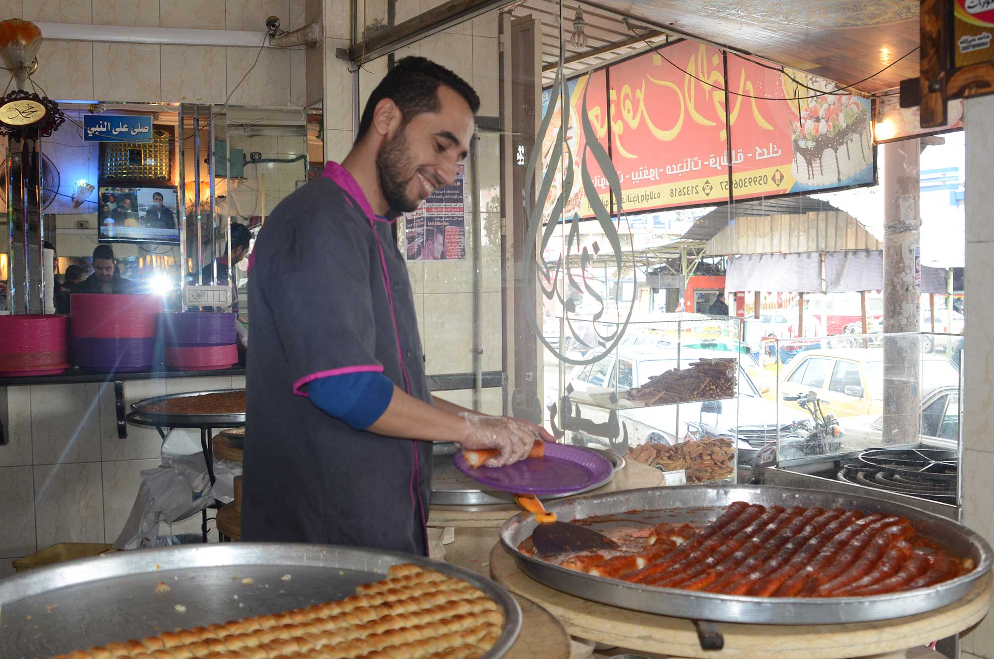 Because of the Gaza water crisis, it's hard for Mohammed to maintain good hygiene in his bakery.