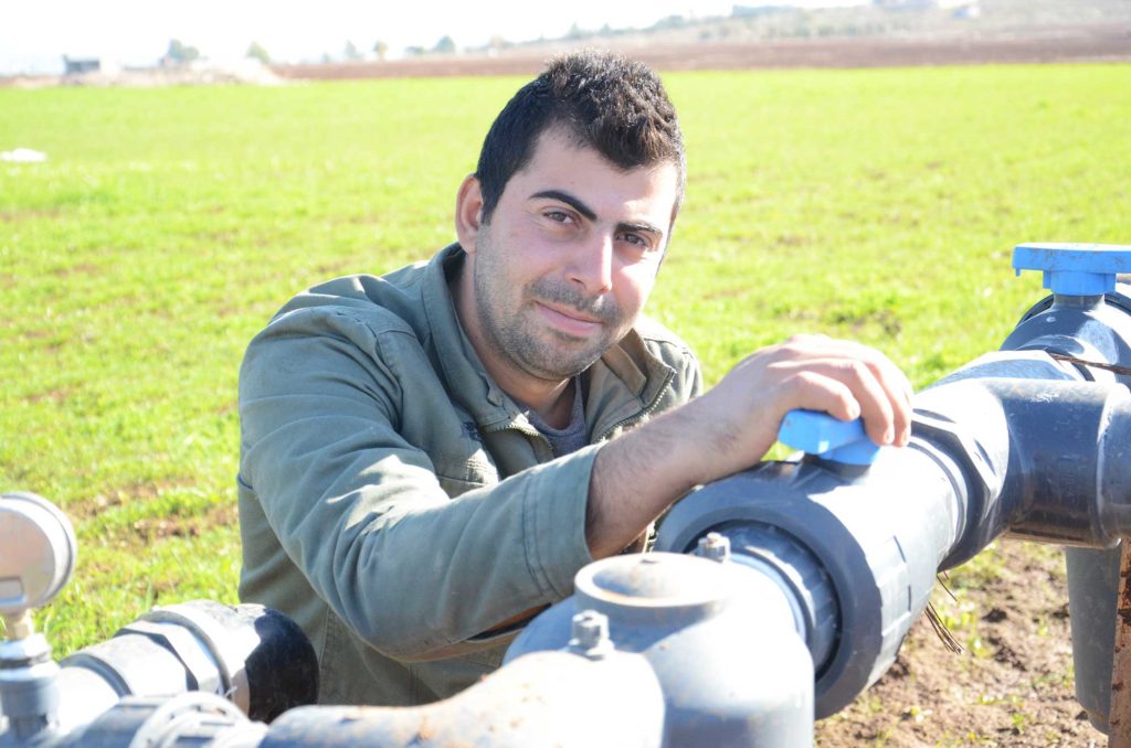 New West Bank water project helps Palestinian farmers like Ahmad revitalize land.