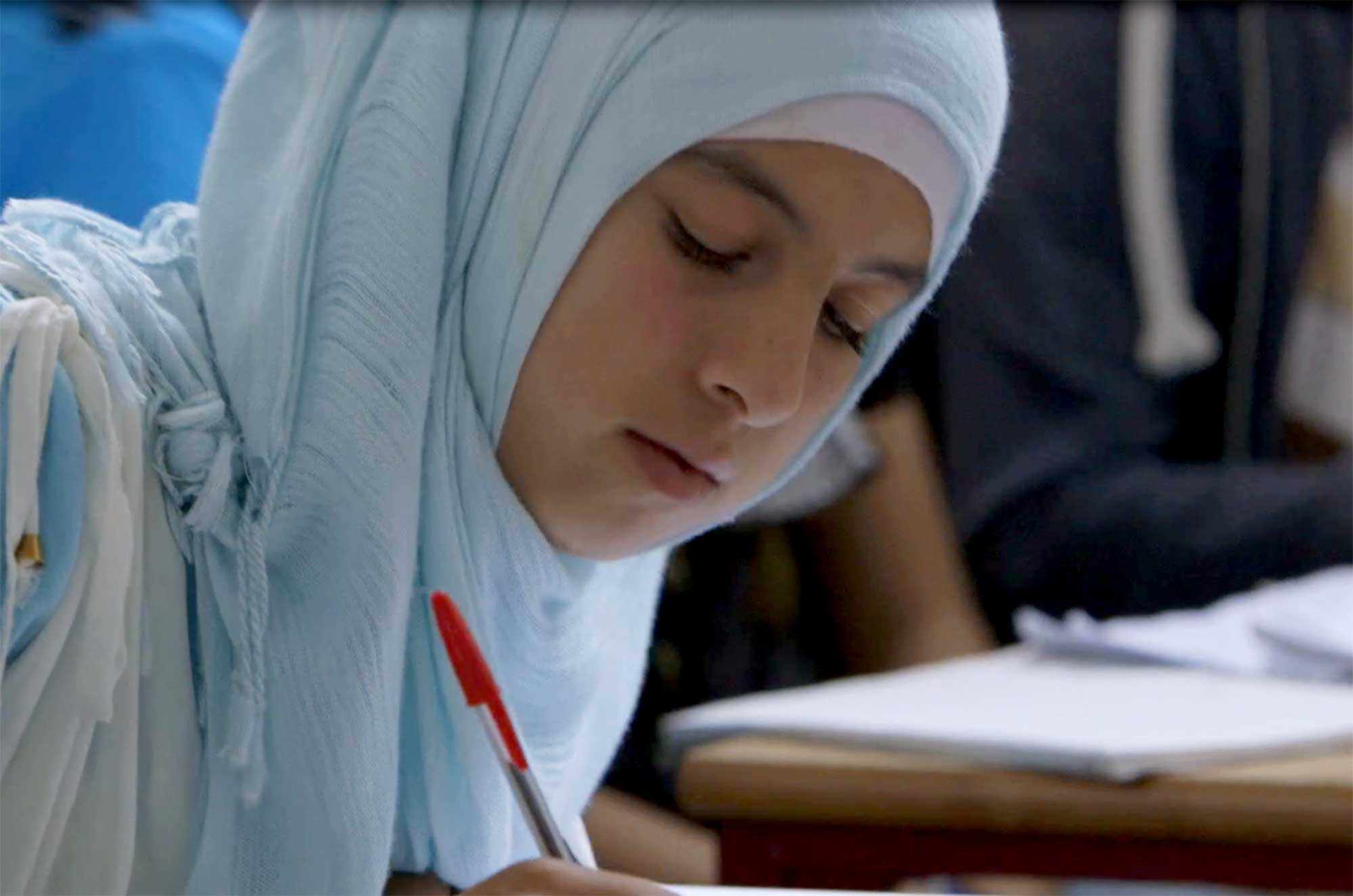 Syrian refugees in Lebanon need help learning English so that they can re-enter the school system.