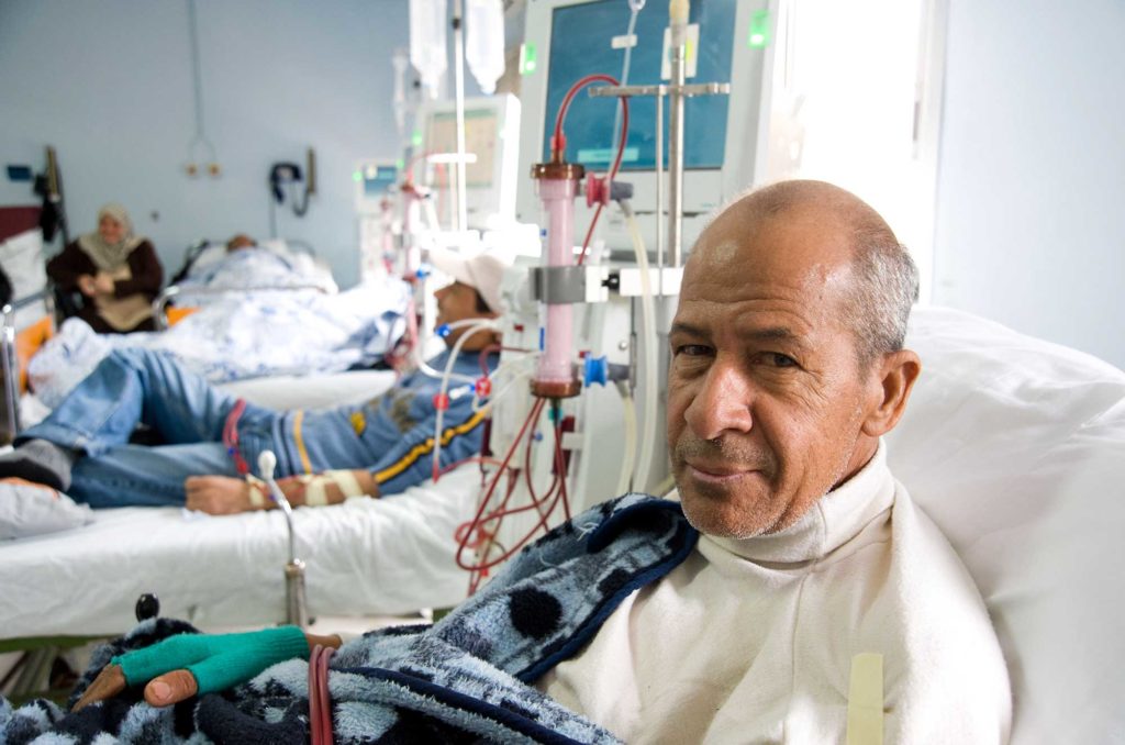 Free dialysis treatments make a life-or-death difference for many Palestinian refugees with diabetes.