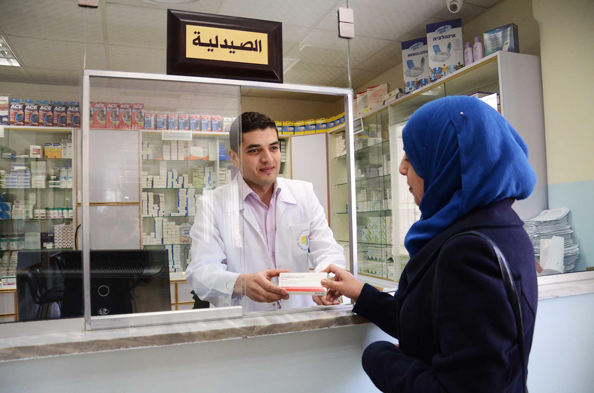 Palestine health care relies on in-kind donations to pharmacies and clinics.