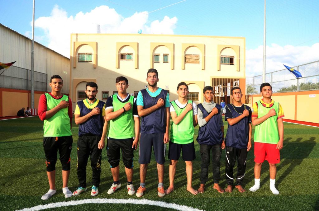The Mosadar Sports Club serves over 40,000 youth from Gaza.