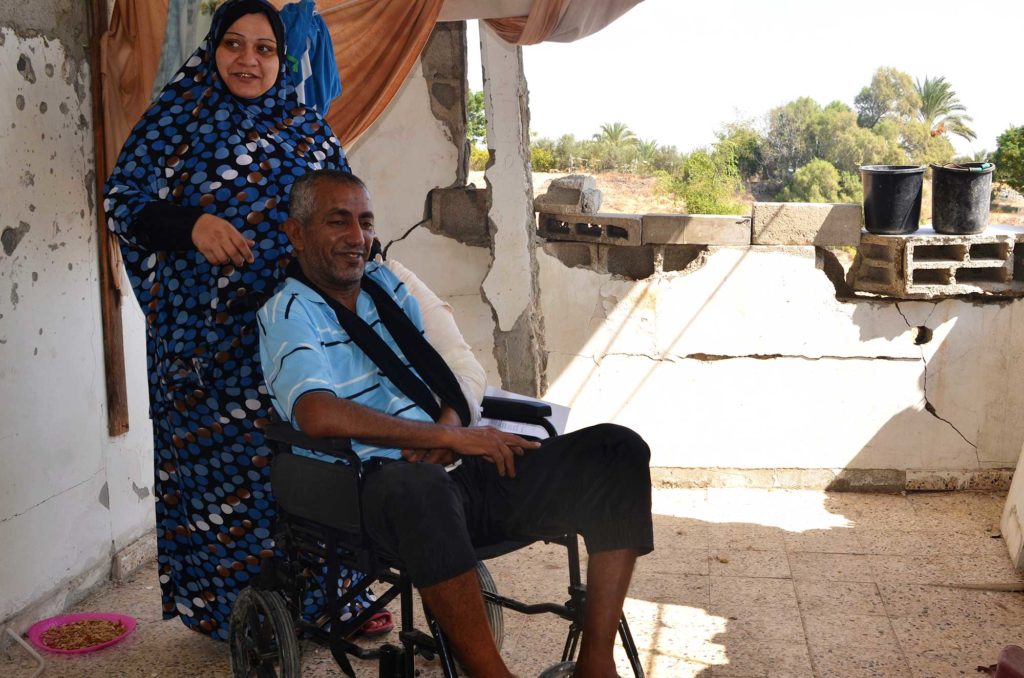 People living with disability in Gaza have to cope with limited supplies and accessibility.