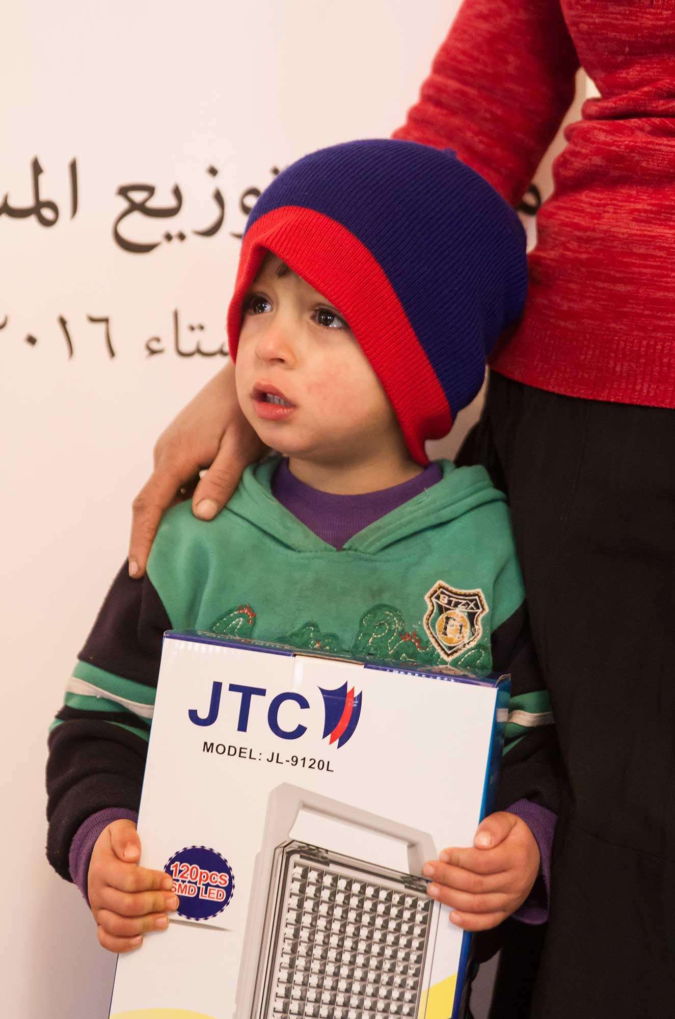 Lights, warm clothes and blankets are needed for Syrian refugees in winter