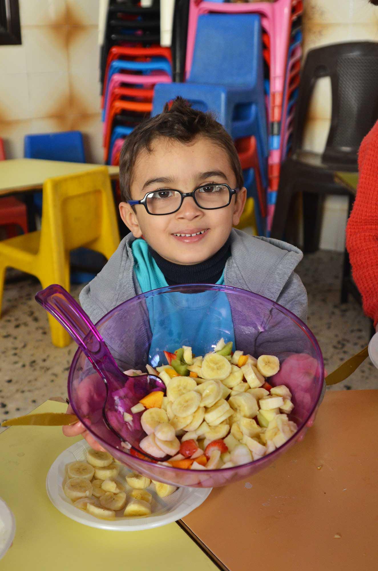 Gaza preschools embrace active learning in the kitchen