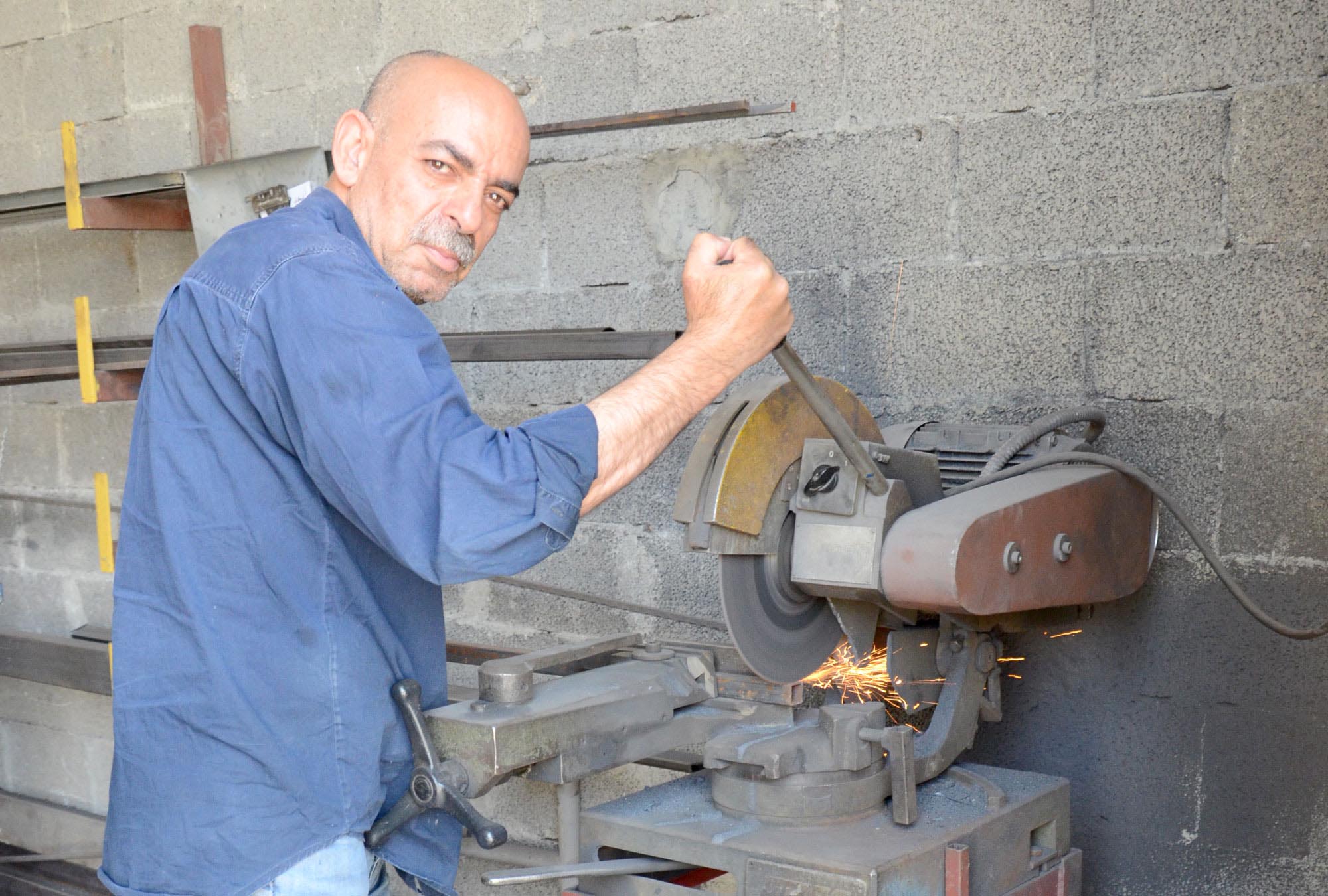 Jousef is one of the original business owners who opened up after Anera built the industrial complex in the 1980s.