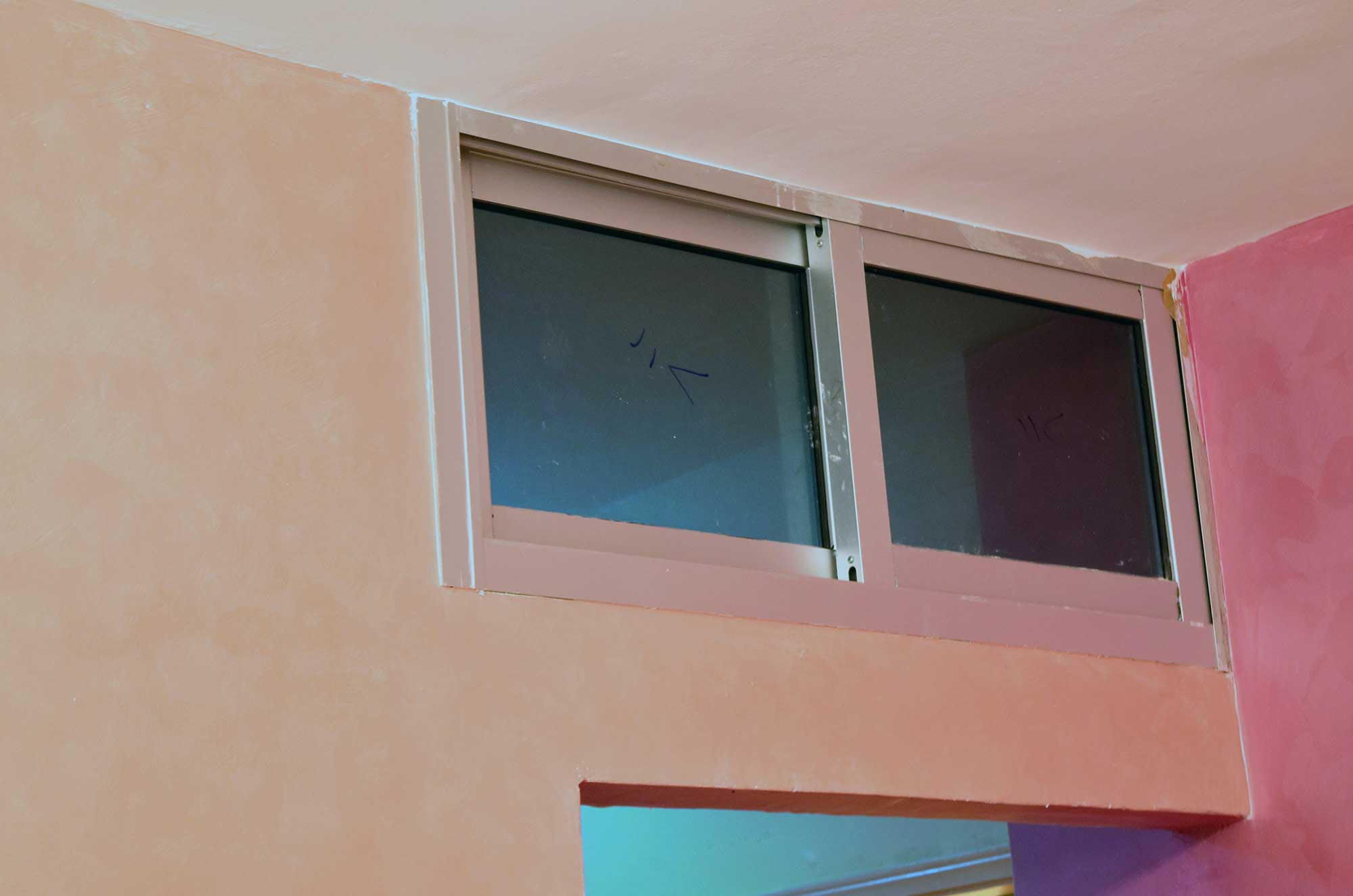 The new windows at a Lebanon preschool.
