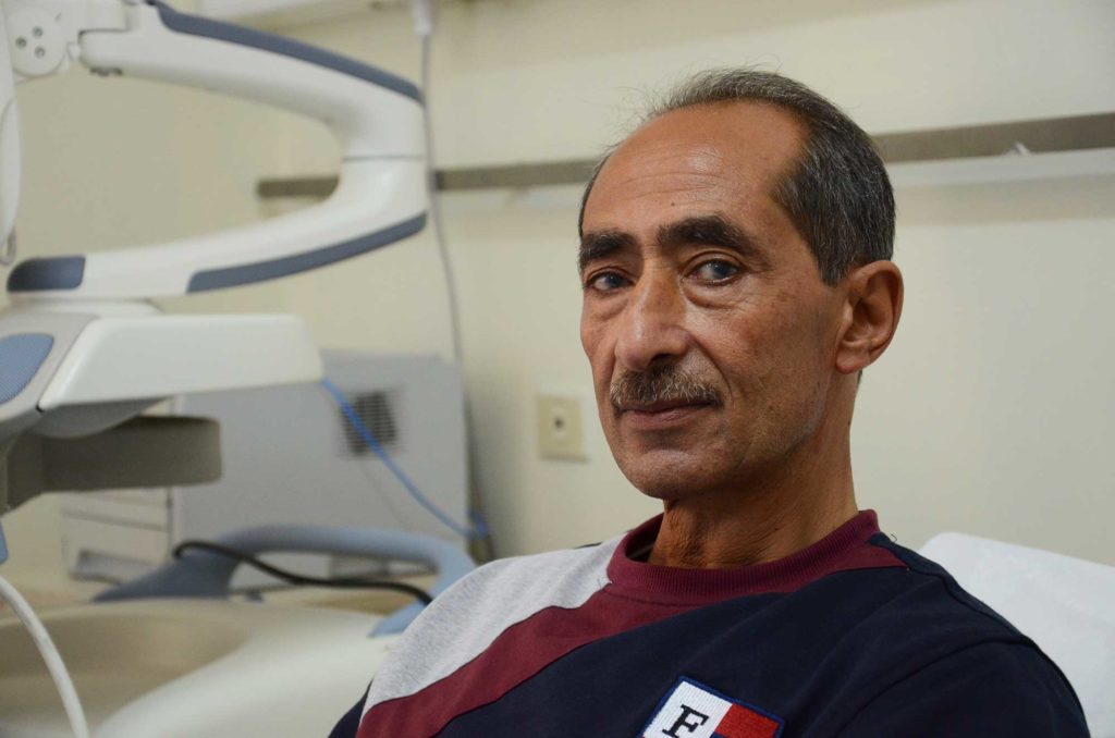 When 60-year-old Raef Amr from Hebron, West Bank experienced severe chest pains and tingling in his arm, he went straight to the nearest doctor.