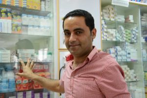 Muhammad Atieh, Anera's in-kind field assistant in the West Bank, delivers vital medicine to hospitals and clinics in need.