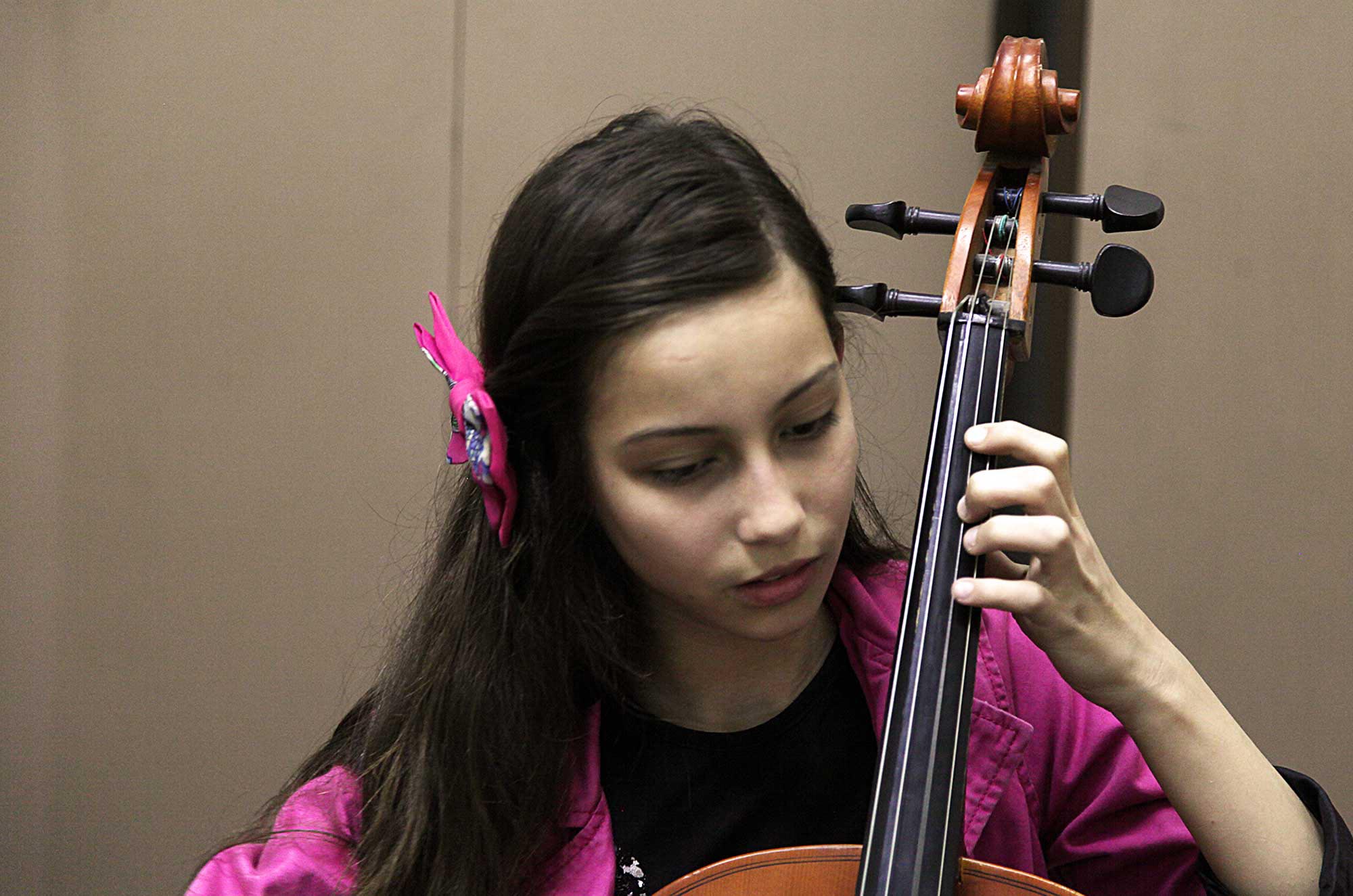 Learning an instrument takes a lot of determination. Students at the Gaza Music School have what it takes.