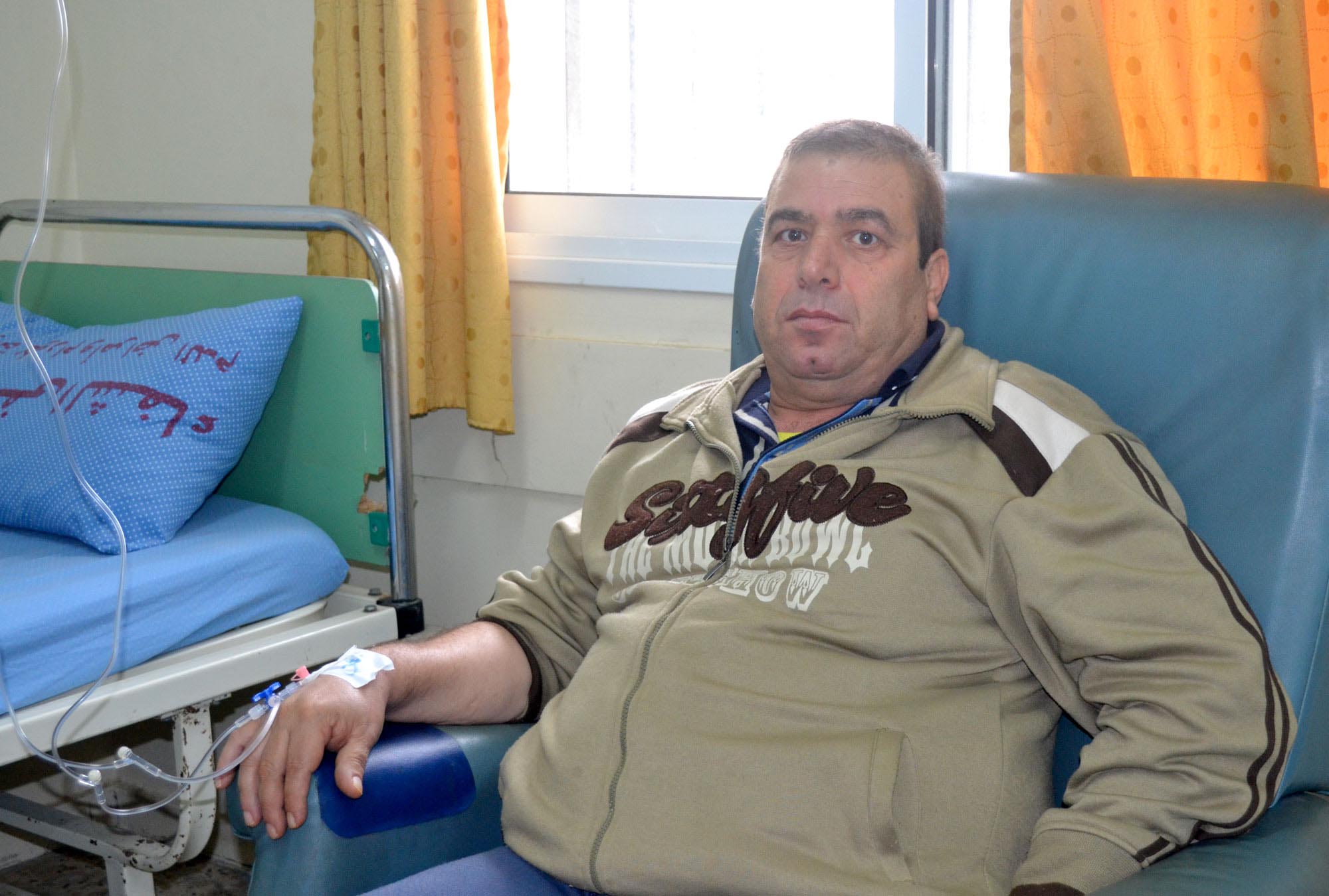 GazaCancerPatients1 Gaza cancer patient, Jameel, resumes treatment, thanks to new supply of vital cancer medicine from Anera.