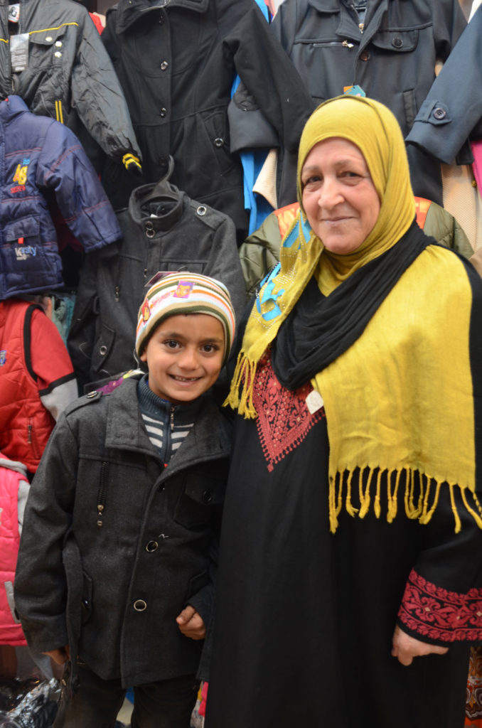 Children of Gaza, including this refugee from Syria, can't afford to keep warm this winter.