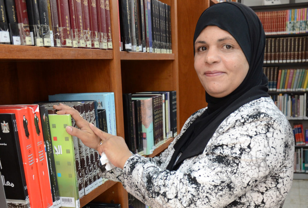 May is director of the Jericho Library that Anera built in 2005. It is a vibrant center for learning in the West Bank city.