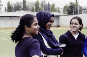 Sports bring girls from the camp together to form friendships and develop leadership skills.