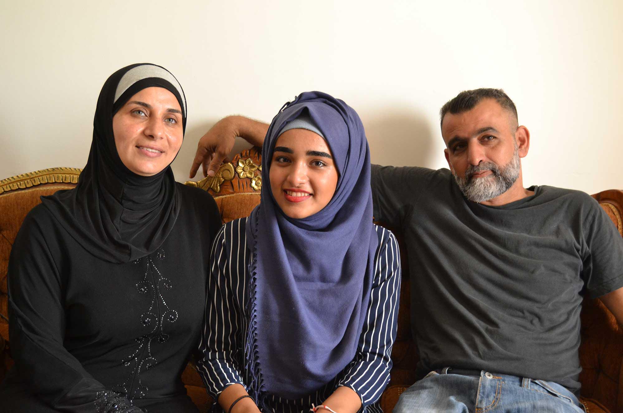 Marwa’s parents couldn’t afford to send her to high school on their own. They are so proud of her dedication.