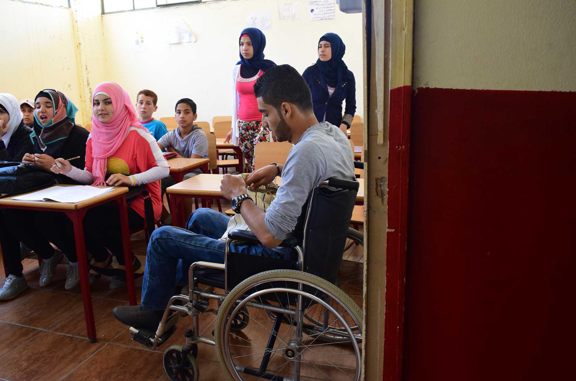 PARALYZED-SYRIAN-3 Adnan’s classes are accessible and very accommodating to each student’s needs.