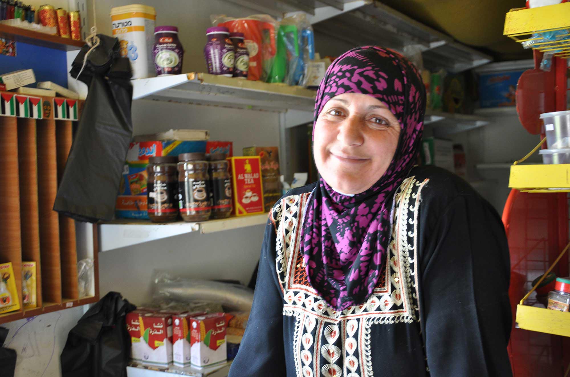 With the help of the Beit Liqia Union Club for women and youth, Jamalia is now a shop owner and successful home gardener.