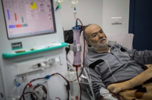 A new kidney dialysis unit has been installed at Safad Hospital in Beddawi Palestinian refugee camp.