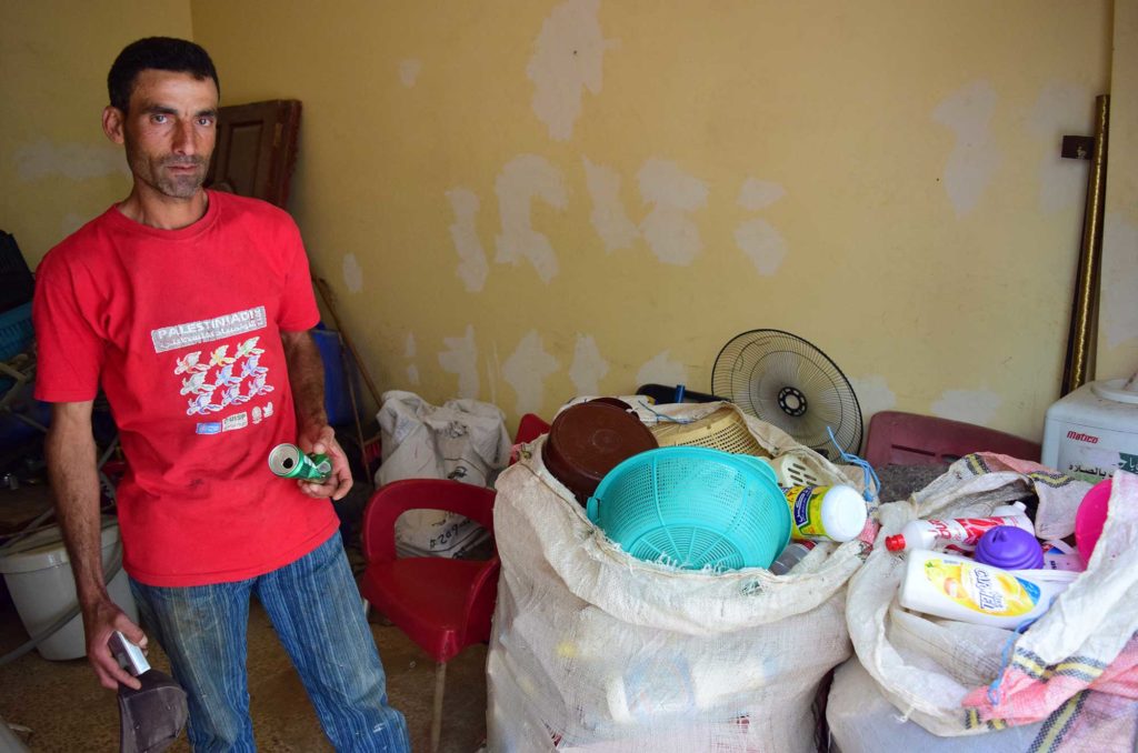 Ayman is a scavenger in Nahr El Bared, Lebanon.