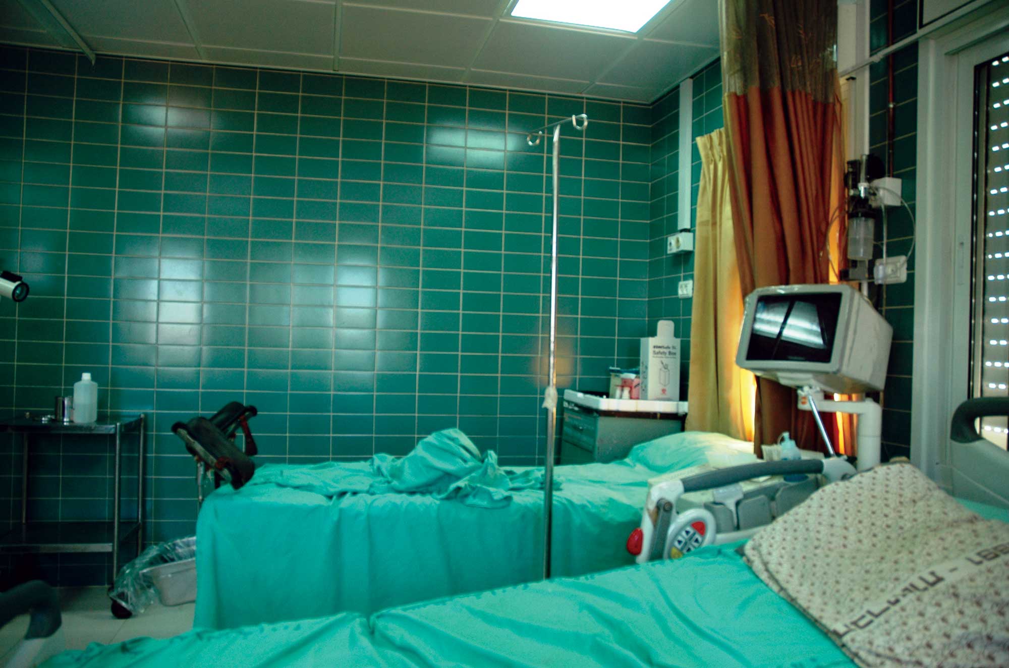 A Jenin Hospital delivery room after Anera's renovations