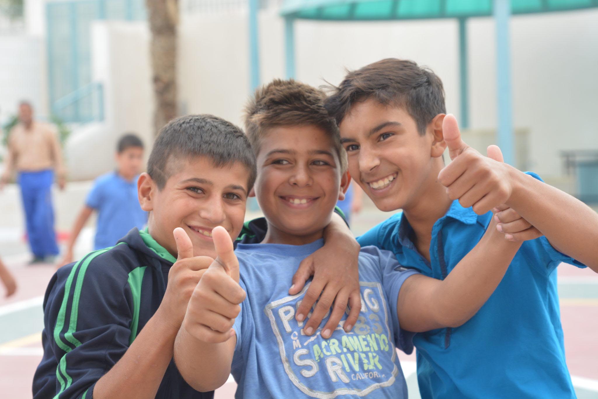 Jalqamous Boys School in Jenin, West Bank.