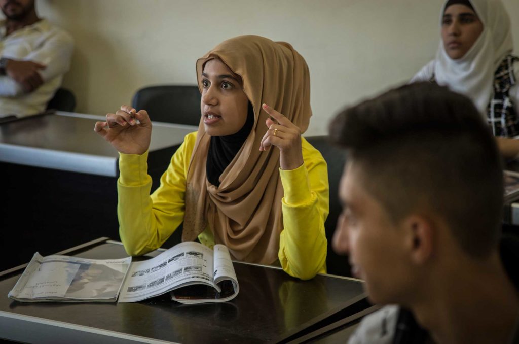Yara, 14, took one of Anera's literacy and math classes in Bar Elias, Bekaa. Many refugee youth like Yara have missed out on school since the Syrian war began.