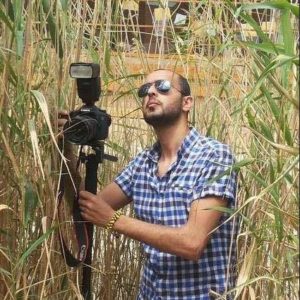 Gaza photojournalist Mohammed Zaanoun. 