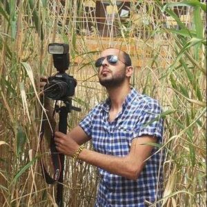 Gaza photojournalist Mohammed Zaanoun.