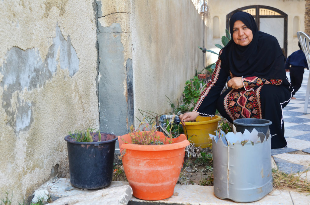 Om Ahmed started a women's led initiative to bring water and good hygiene to her Gaza neighborhood.