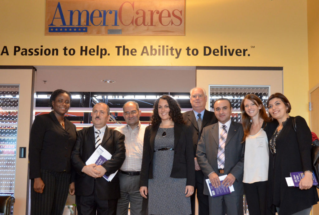 Anera in-kind staff at the Americares headquarters