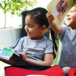 Children Excited About Their New Reading Materials, Part of Anera's Early Childhood Development Program