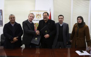 MOU signing between the Palestinian Ministry of Education and Anera