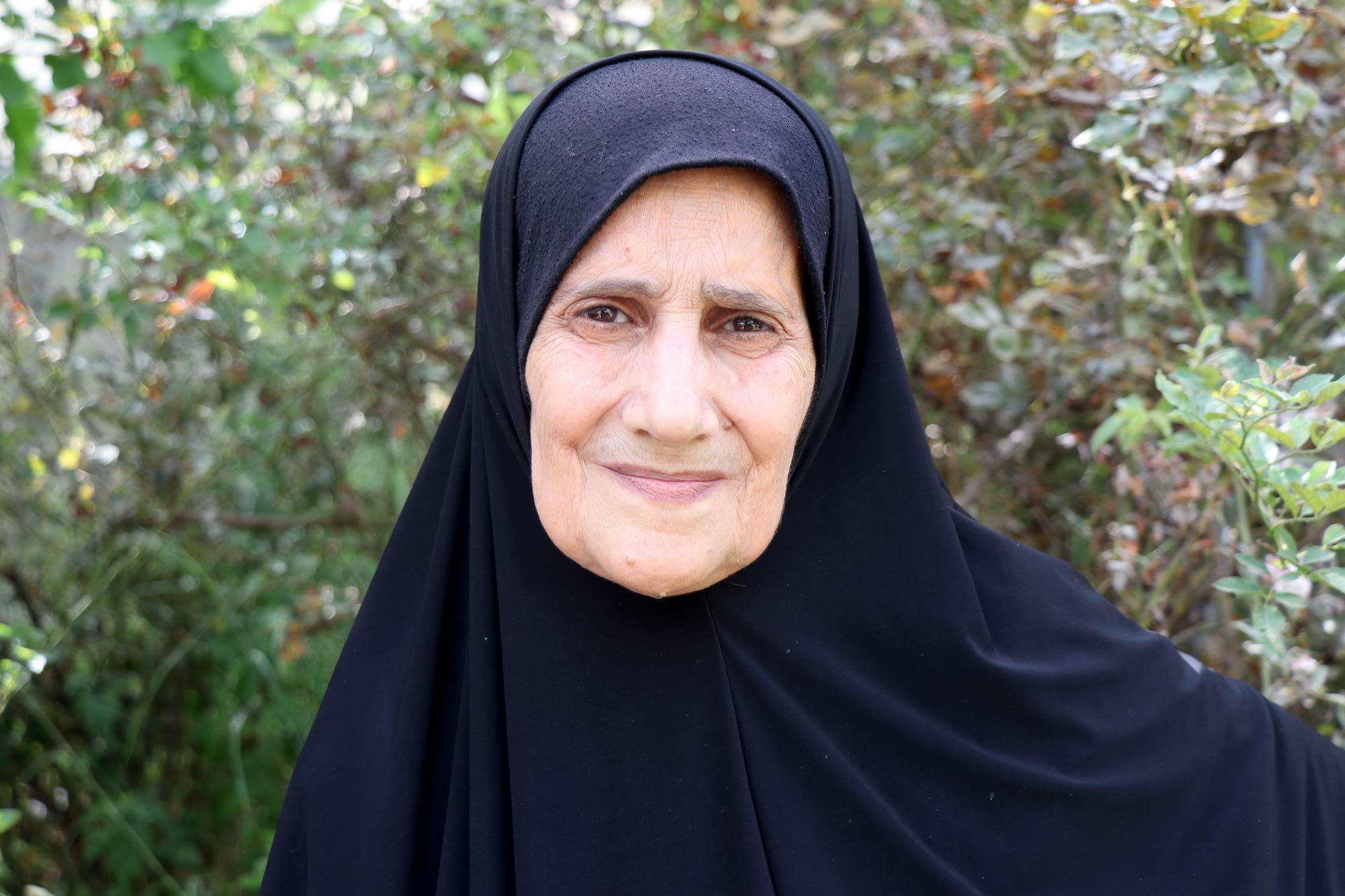 Portrain photo of Kamle, a food parcel recipient in Saida.