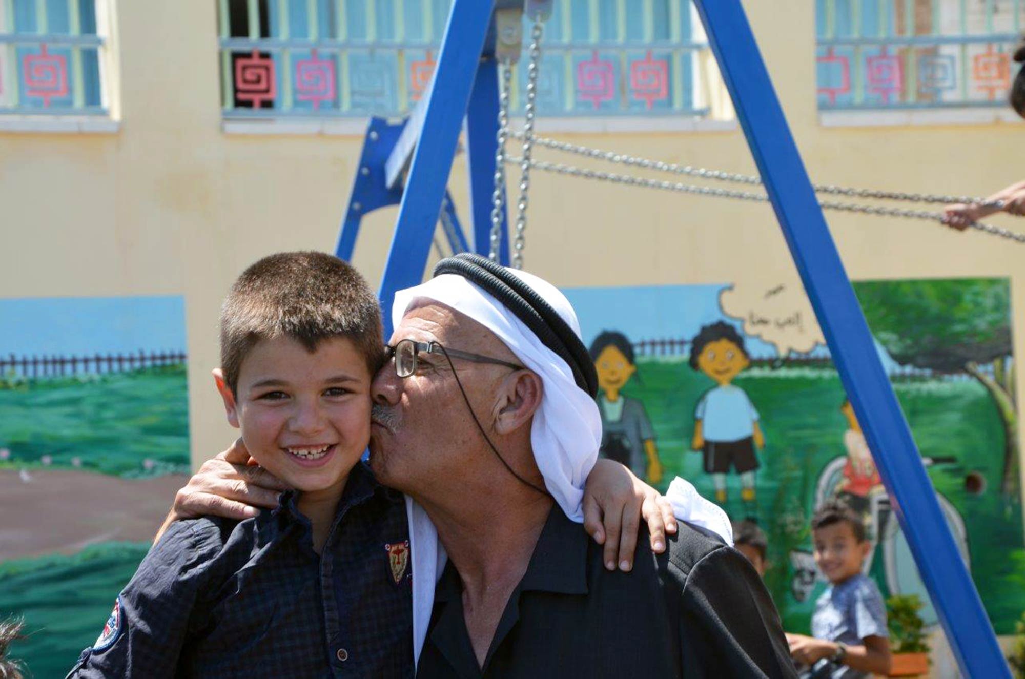 The new park created a safe and healthy environment for the children. The opening of the park was “a magical day because one day it was quiet and then suddenly there were activities and it was like the people were asleep and just woke up. You saw more people spending time with their children and neighbors,” says fifty-nine-year old resident, Suleiman.