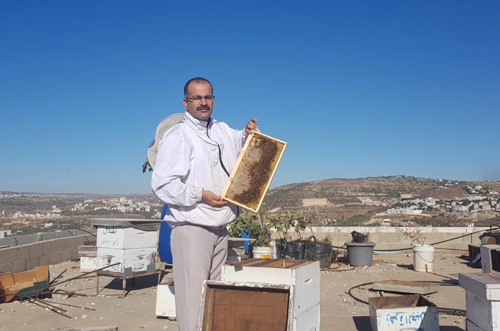 Naser with his bees