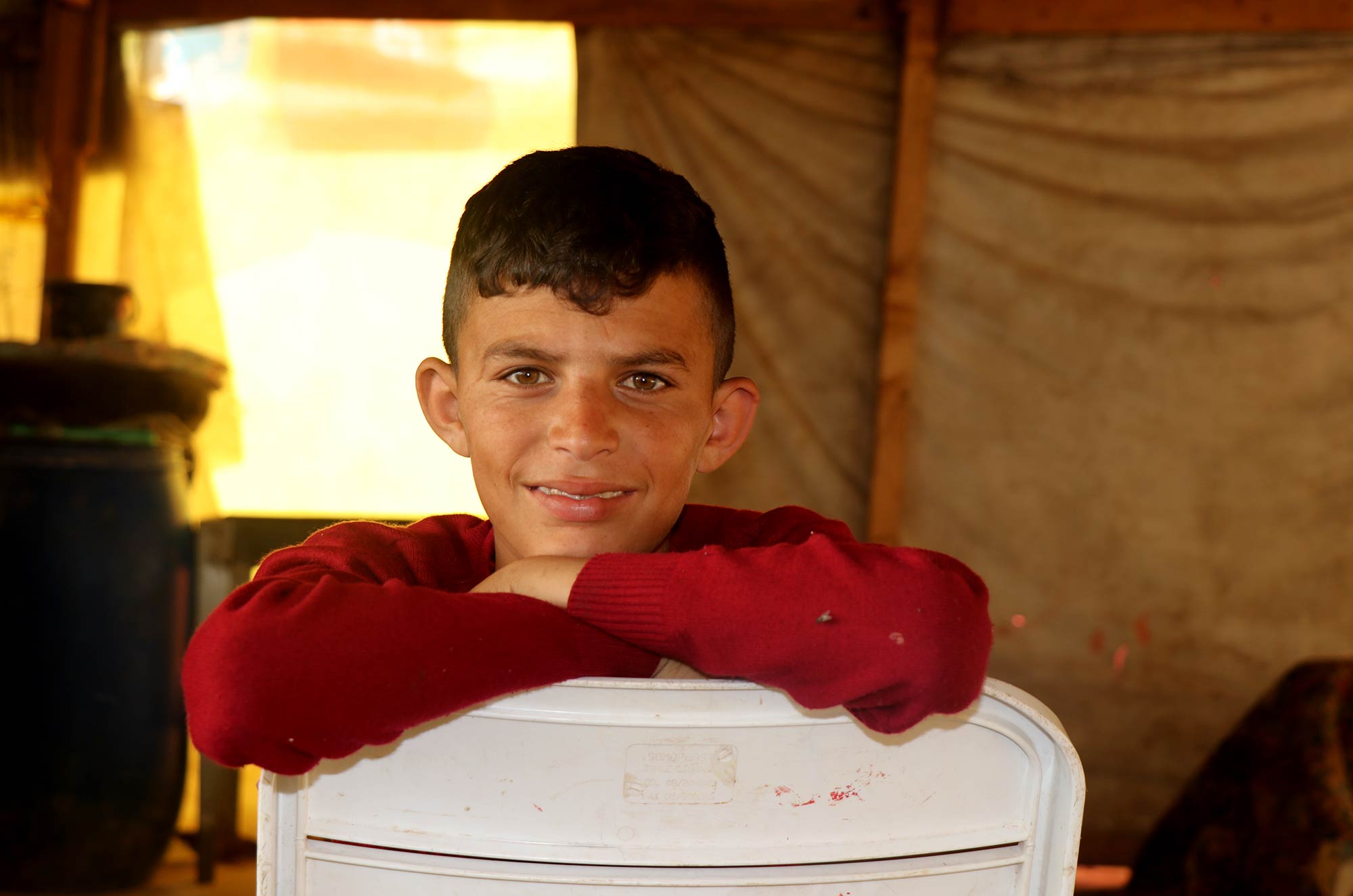 Shady, a 16-year-old Syrian refugee