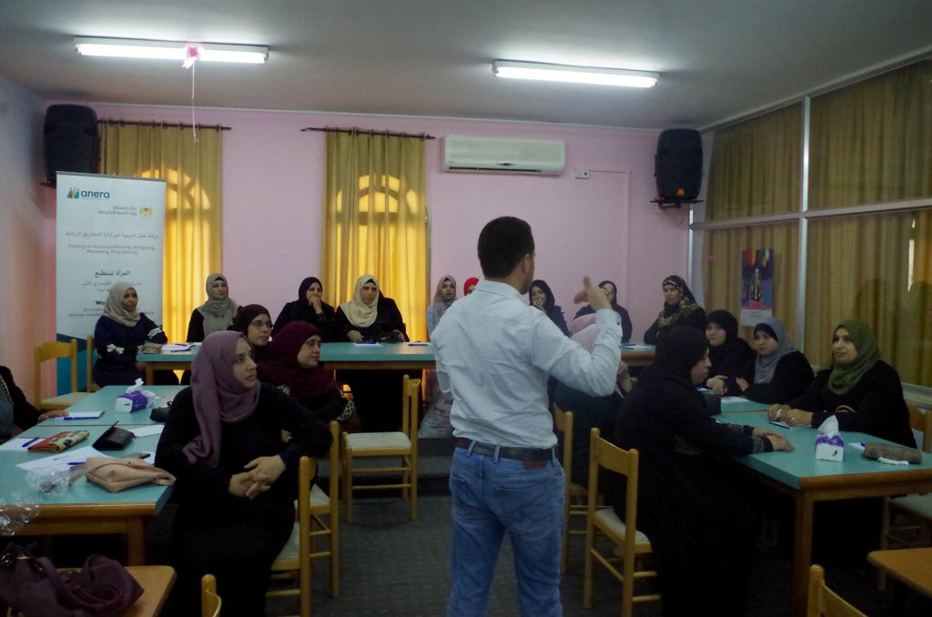 Training in session for Women Can participants.
