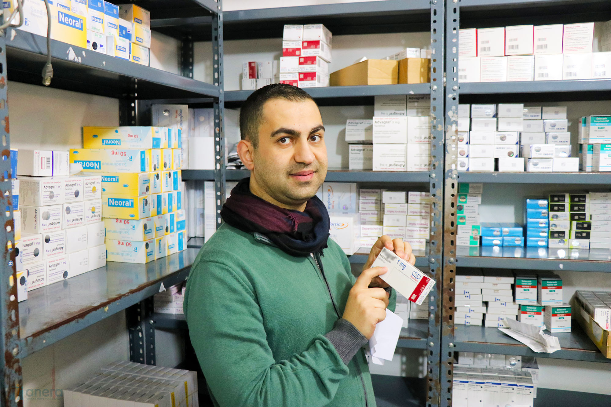 Elie Khawly, pharmacist at the Public Medical Dispensary for Chronic Diseases in Beirut, Lebanon.