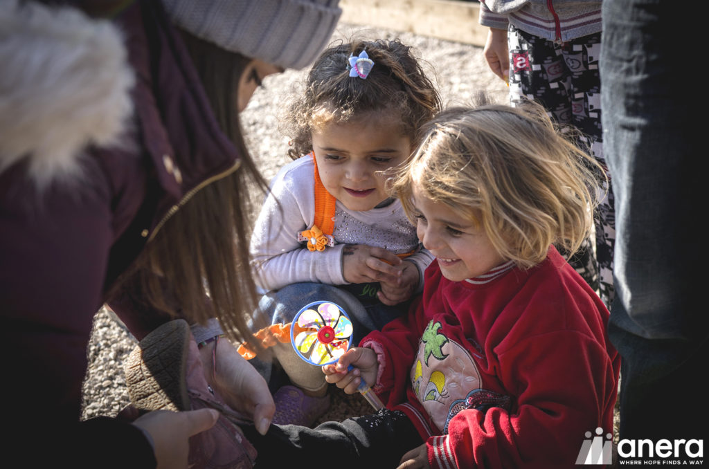 Syrian Refugees Receiving New Boots in the Bakaa Valley, Lebanon